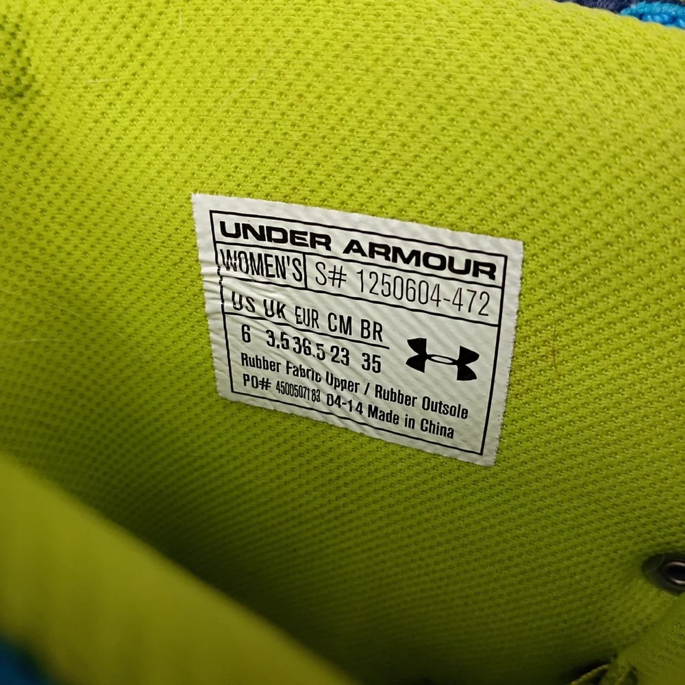 Under Armour Primaloft 200G‎ Insulated Winter Snow Boots Blue Navy Women's 6